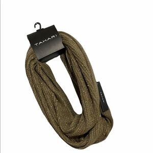 Pick 2/$25 TAHARI SEQUIN SPECKED KNIT INFINITY WINTER SCARF